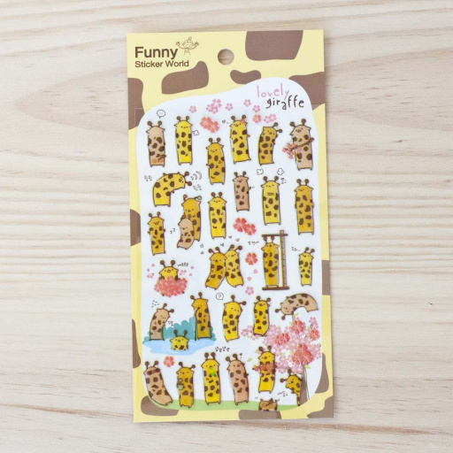 Stickers Lovely Giraffe (15 ud)