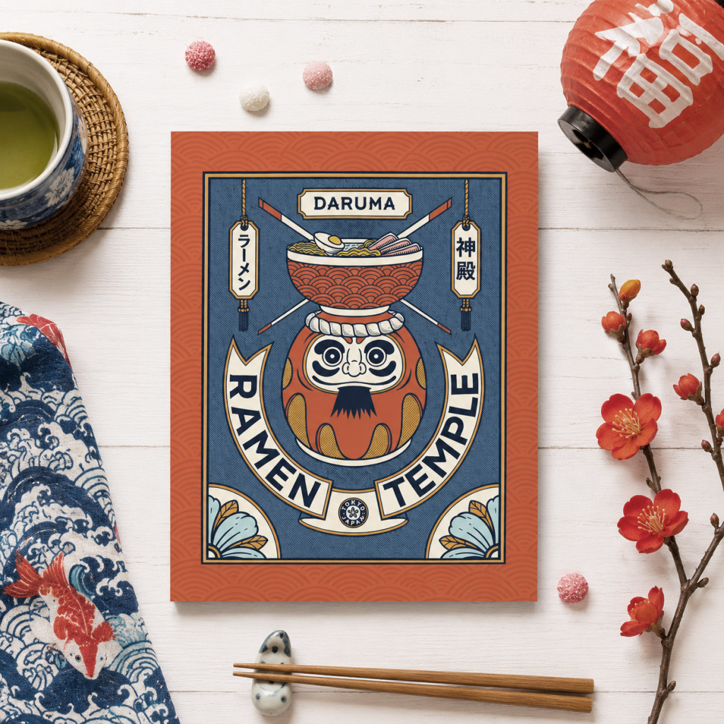 Cuaderno Daruma (5 uds.)