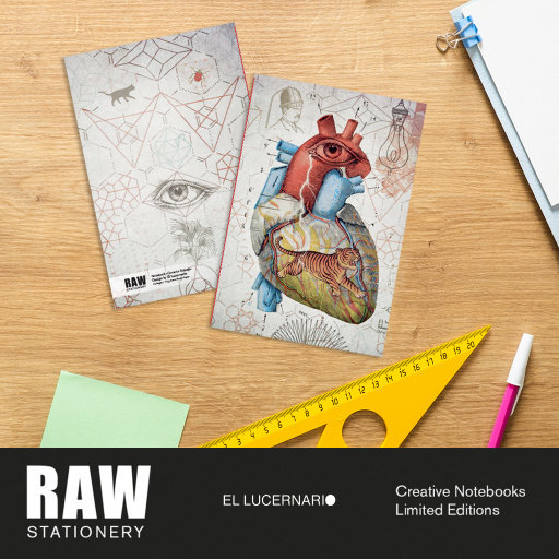 Libreta El Lucernario &laquo;Coraz&oacute;n salvaje&raquo; (5 uds.)